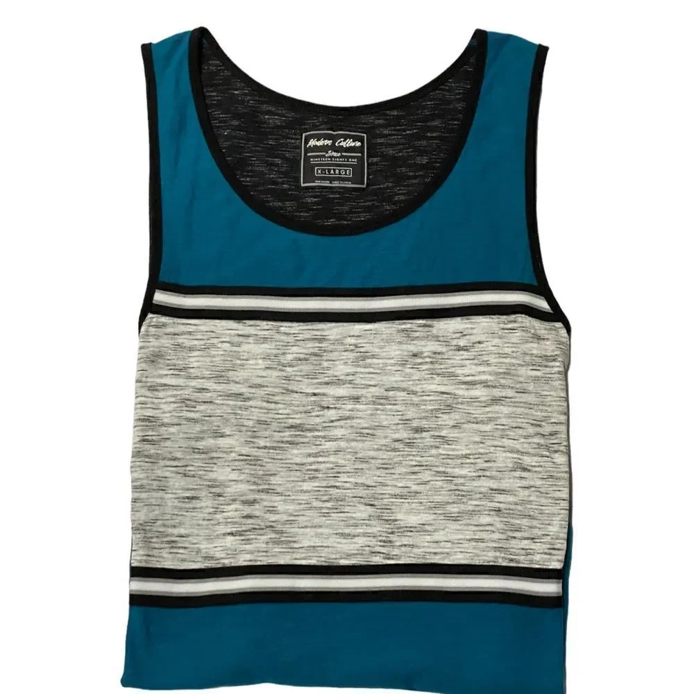 Modern Culture Color Block Tank Top - Picture 3 of 6
